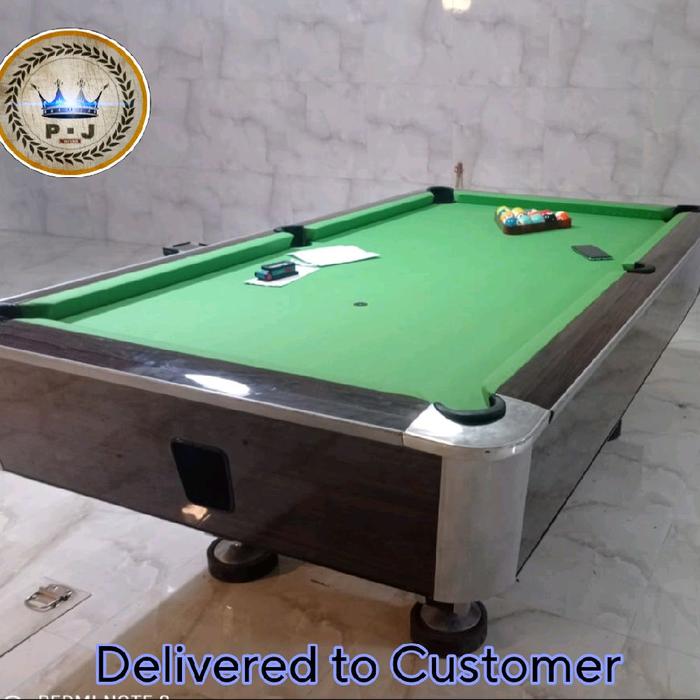 PJ - Meja Billiard R3kondisi | Murrey 7 Feet - Slate Stone | Batu Hitam