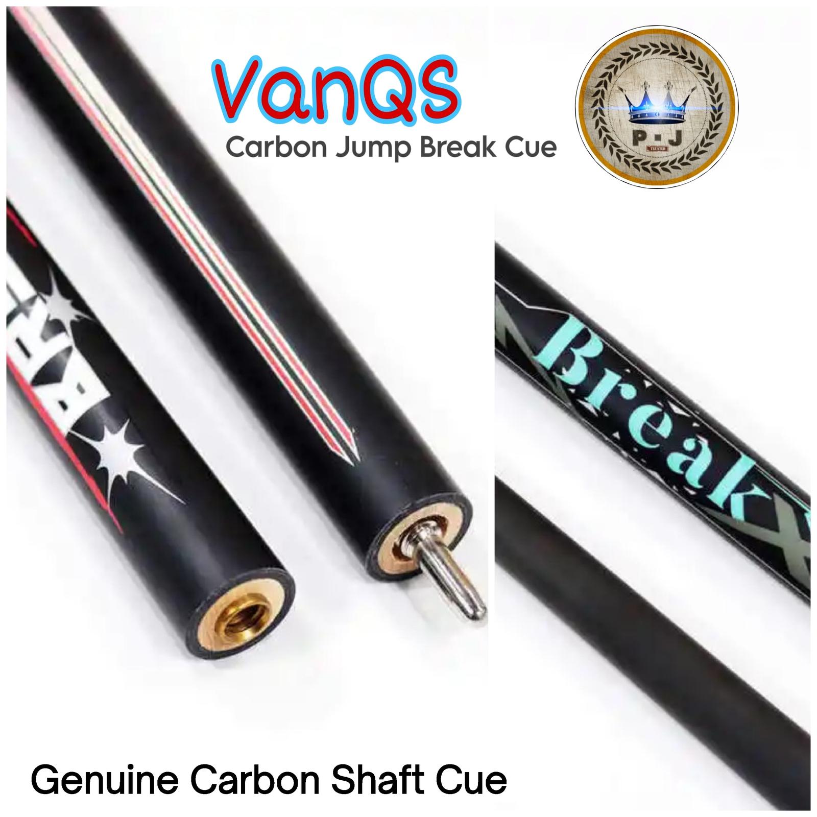 PJ︎ - VanQs Billiard Karbon | Carbon Jump Break Cue - Bumper Extension