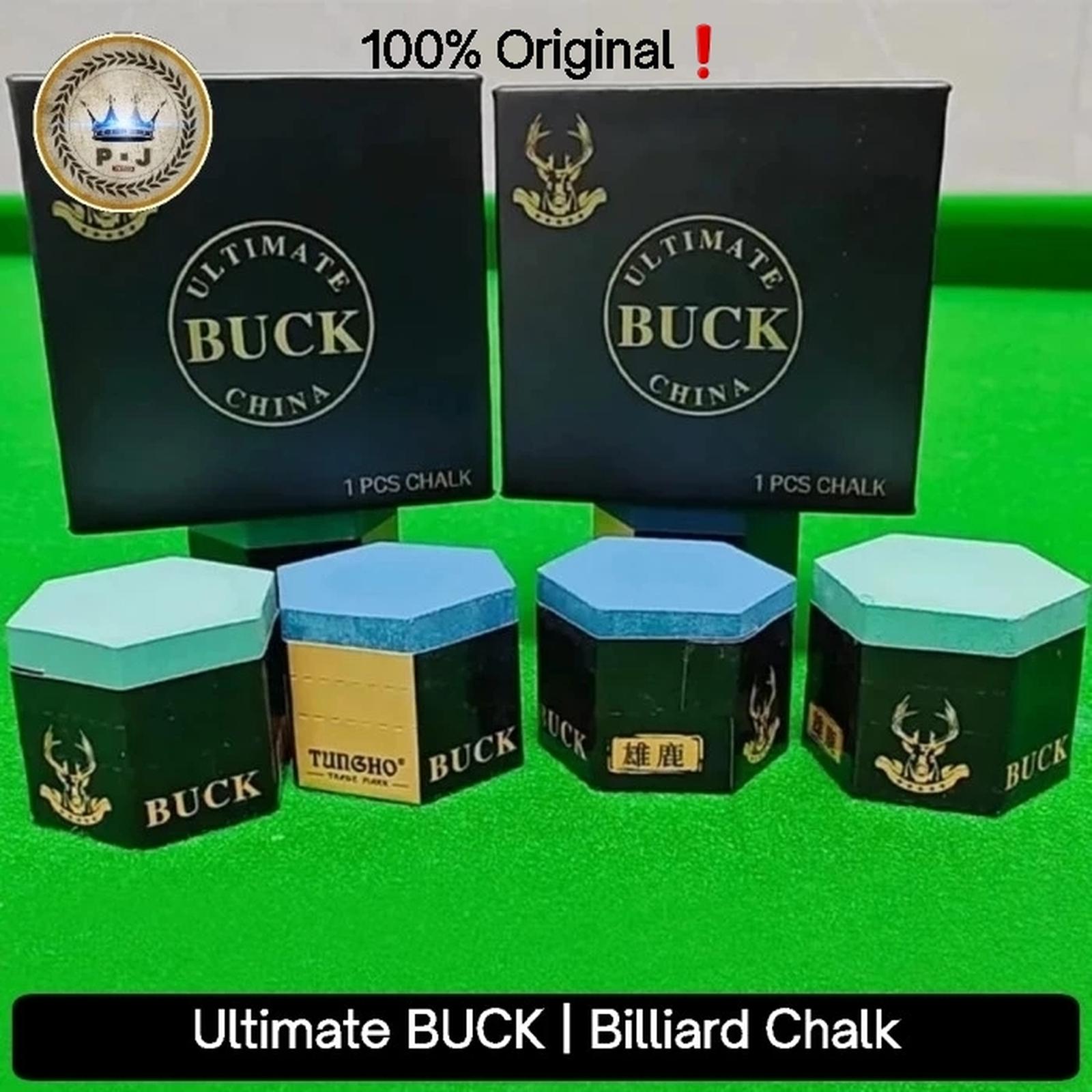 PJ - Kapur | Billiard Chalk - Ultimate Buck | 1 Piece Per Box