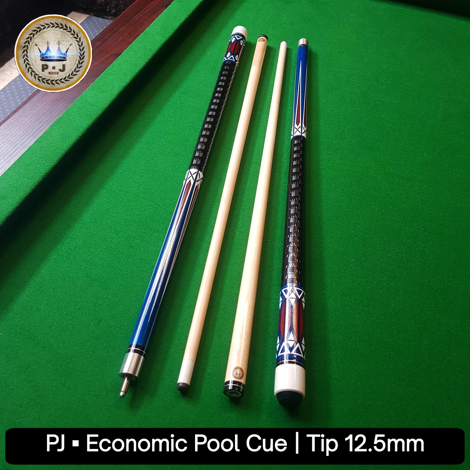 Billiard Cue Stick | Shaft Maple | Grip PU Leather | Tip 13 mm