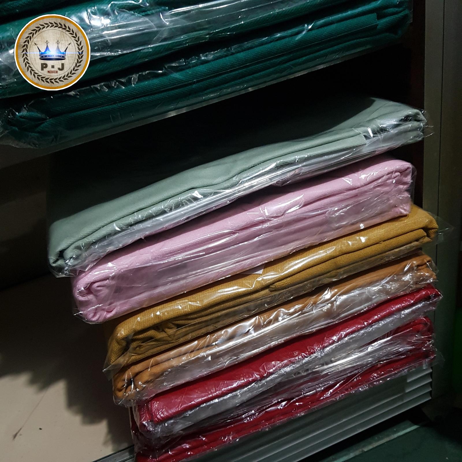 PJ - Kain Laken | Billiard | 7Ft | Bahan Jeans - Denim | Premium Colors - Caramel Muda