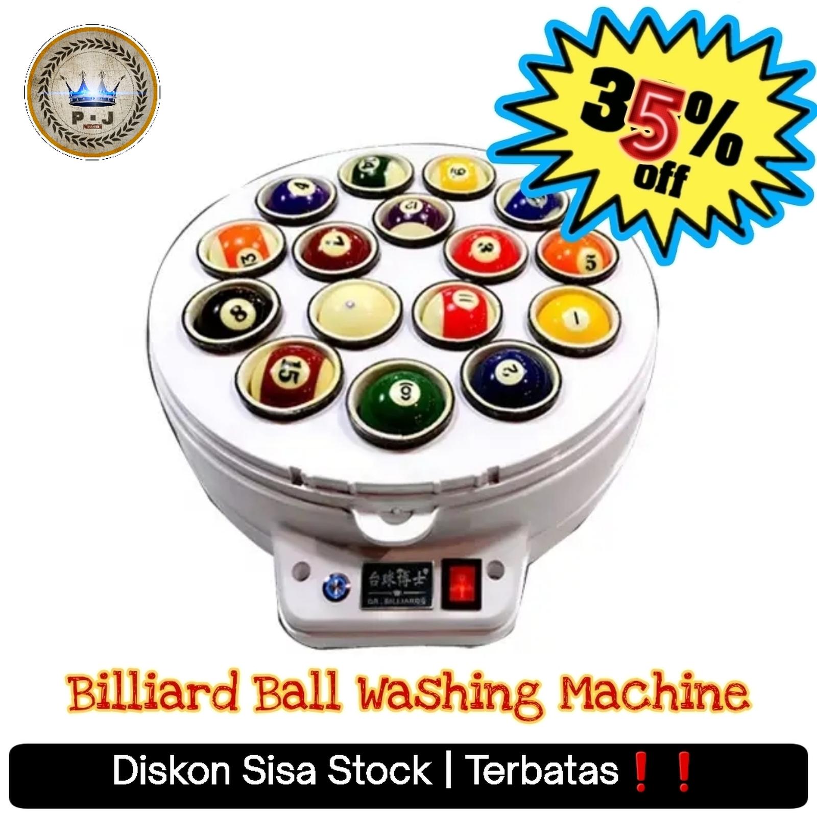 PJ - Ball Cleaner Machine | Billiard 16 - Snooker 22 Balls - Billiard 16