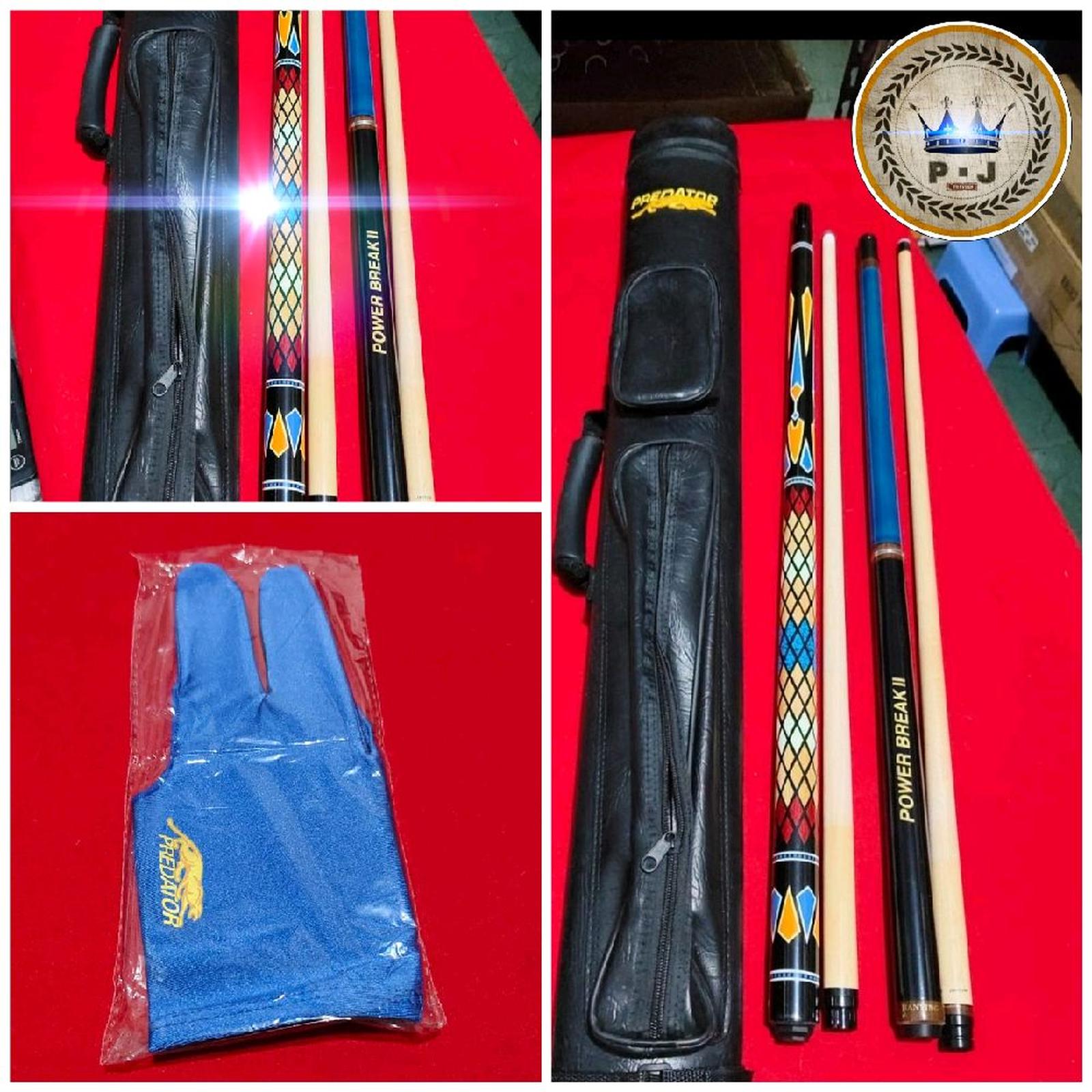 PJ - Paket Billiard | Stick Play Uniloc + Jump Break + Tas 2x2