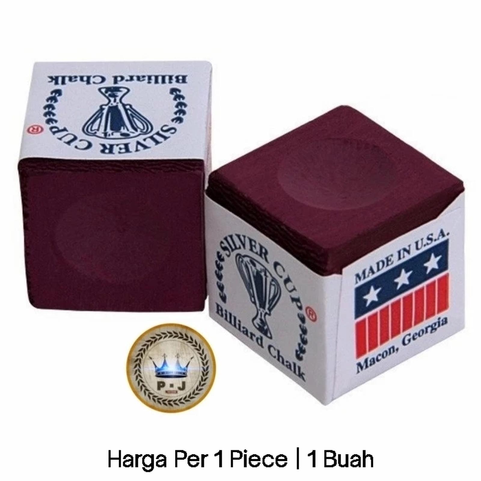 PJ - Kapur | Billiard Chalk | WINE | Silver Cup USA | Eceran