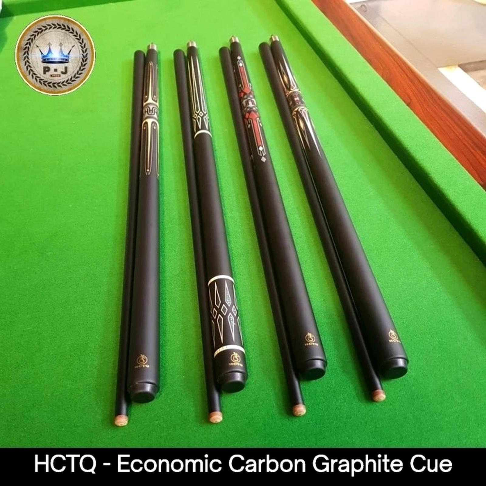 PJ - Stick Billiard | HCTQ Economic Carbon Graphite Cue | Uniloc Joint - Turquoise