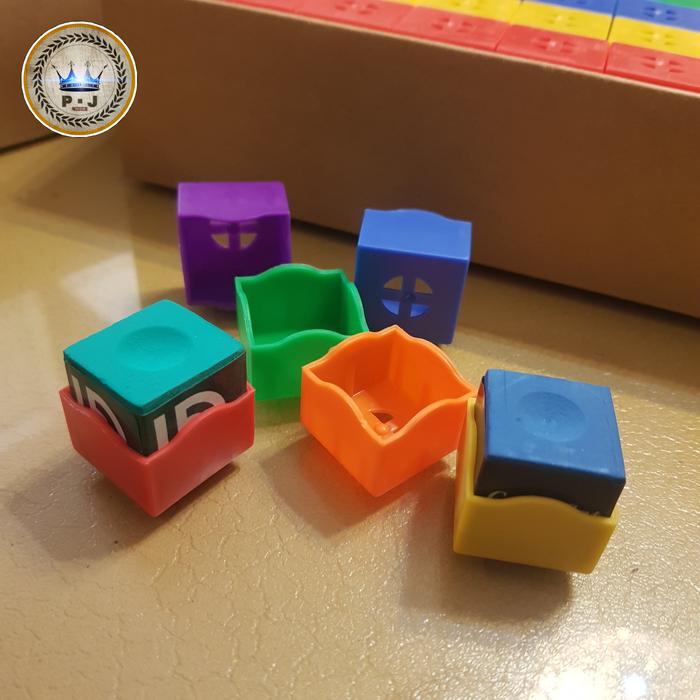 PJ - Rubber Billiard | Snooker Chalk Holder - Economic | Colorful - Ungu