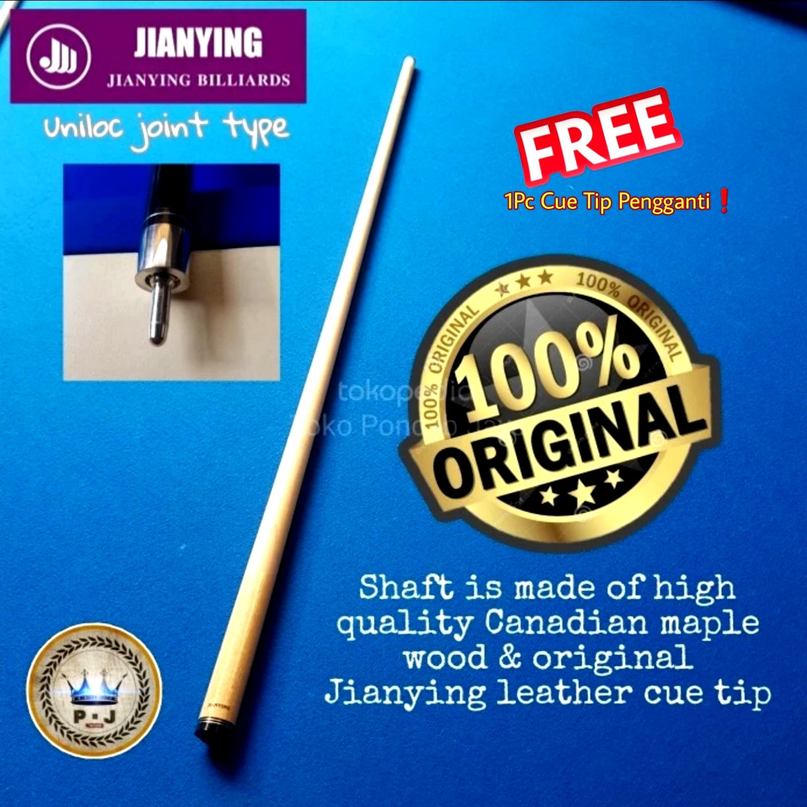 PJ︎ - Shaft Billiard - Jianying | High Grade Canadian Maple Wood - Shaft Only - 12.5mm